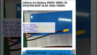 IFM Pro 25.6V 30Ah Industrial Battery​ – Powered by IFR32700 Cells, 8S5P, 768Wh. Built for AGVs, Robots & Solar Storage.