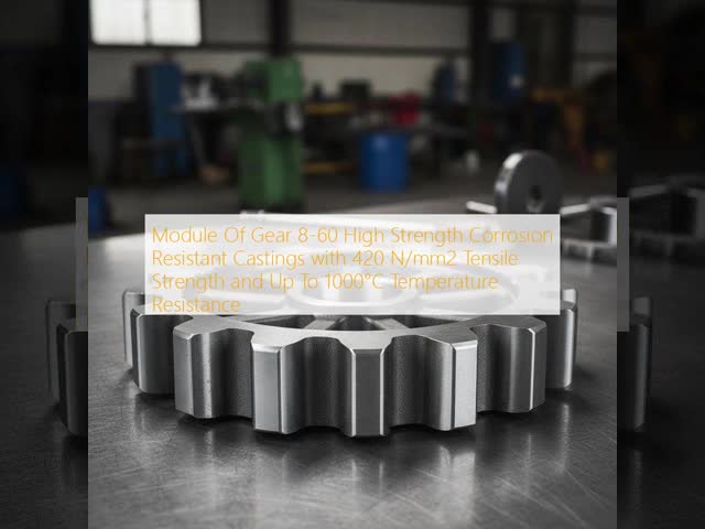 Module Of Gear 8-60 High Strength Corrosion Resistant Castings with 420 N/mm2 Tensile Strength and Up To 1000°C Temperature Resistance
