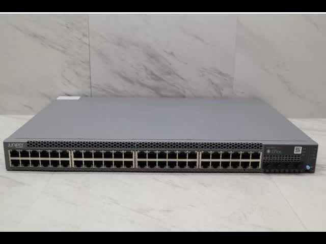 Juniper EX2300-48P 48-Port PoE+ Gigabit Switch, 4×10G SFP+ Uplink, 176Gbps, 130Mpps, 1RU Managed