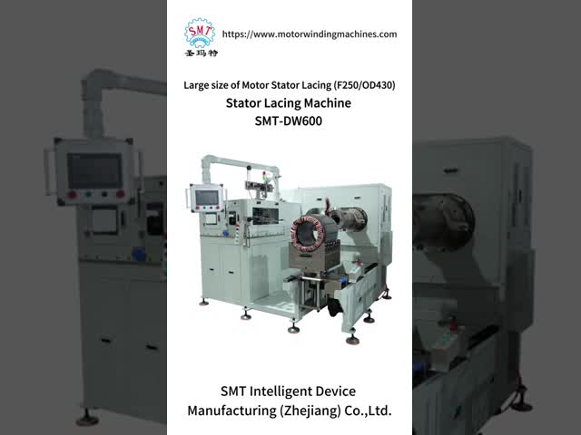 Large Frame Stator Lacing Machine for F250 / OD430 Motor Manufacturing SMT-DW600