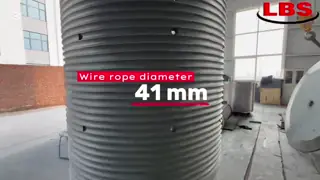 Heavy-Duty Hoisting Lbs Drum Sleeve | 41mm Rope Diameter 3400m  Rope Length