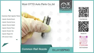 DLLA155P843 Denso Common Rail Nozzle High Speed Steel for Injector 095000-5334
