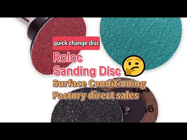 Quick Change 2 Inch 50mm Roloc Sanding Discs Surface Conditioning 40 Grit OEM
