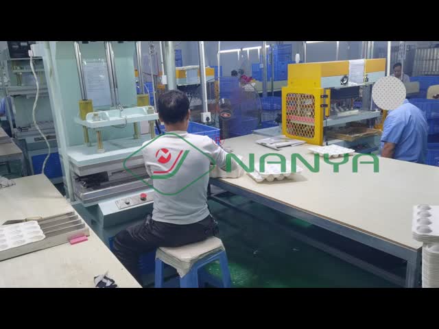 Pulp Molding Hot press Machine and Trimming Machine/ Hot Press Machine/ Trimming Machine
