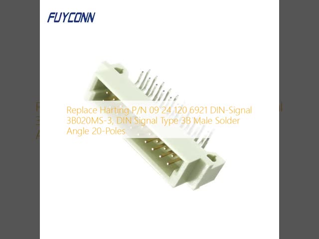 20 Pin DIN 41612 Right Angle Connector