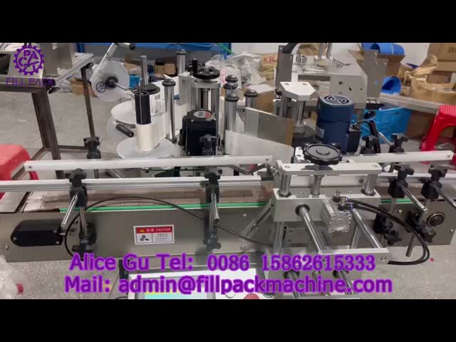 3000BPH Table Top Automated Adhesive Sticker With Hot Foil Coding