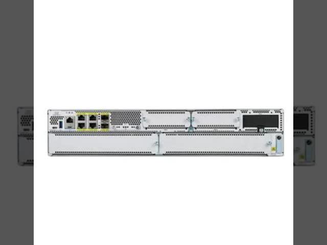 C8300-2N2S-6T Enterprise Edge Router, 6×1G Gigabit RJ45 Ports, 2NIM+2SM Modular Slots, Dual Redundant Power, SD-WAN Ready