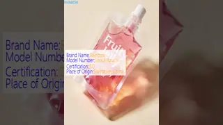  Liquid Plastic Stand Up Pouch With Spout Squeeze Packaging Bag For Cosmetic Beverage Lotion Nozzle Bag