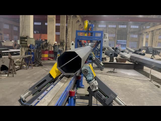 Shut Welding Machine For Highmast Pole