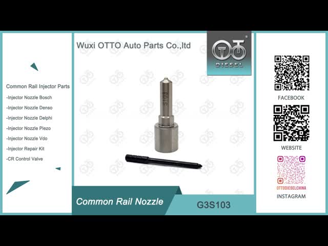 G3S10 Denso Common Rail Nozzle For Injectors Nissan 295050-030# / 16600-5X00A