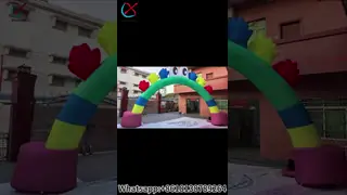 Commercial Custom Strong Pvc Coated Nylon Advertising Arch For Event