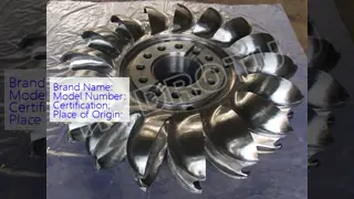 Stainless Steel Pelton Turbine Runner for 80m-1000m Water Head with 0.5MW-20MW Capacity