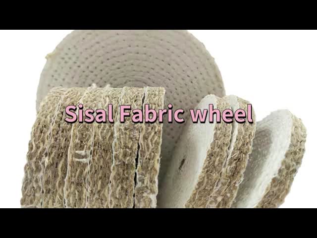 150mm 100mm Sisal Polishing Wheel For Stainless Steel Jewelry Buffing