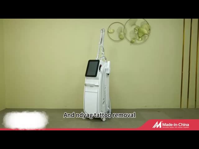 2in1 Acne Treatment Fractional Co2 Laser Tattoo Removal Q Switch Laser Machine