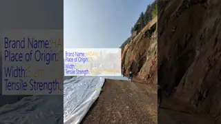 Tessuto Geotessile Tissuto Bianco Lunghezza 50m 100m Con CBR Resistenza alla foratura ≥12KN Ideale per progetti di stabilizzazione del suolo e controllo dell‘erosione