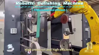 Fully Automatic Robotic Polishing Machine with 14.5KW Power for Mirror Shiny Metal Workpieces