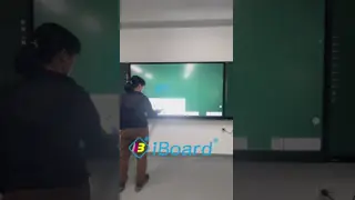 IBoard 4K 75-Zoll-Display mit Brettern Grün Schwarz Weiß Android-PC Klappbar für Bildung