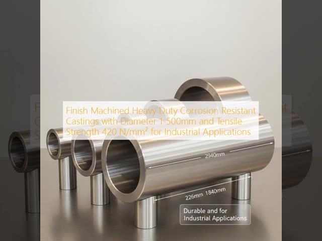 Finish Machined Heavy Duty Corrosion Resistant Castings with Diameter 1-500mm and Tensile Strength 420 N/mm² for Industrial Applications