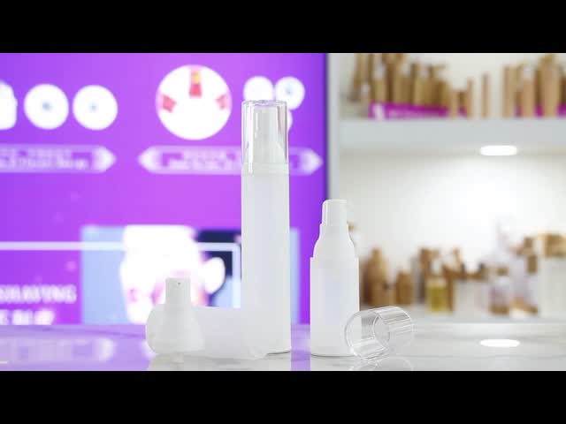 15ml 30ml 50ml Empty PP Plastic Translucent Recyclable Foundation Airless Plastic Pump Bottles