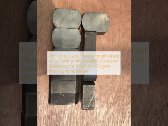 High Tensile And Yield Strength Nickel Alloy Casting with Excellent Corrosion Resistance for 1000 Centi-Degree Working Temperature