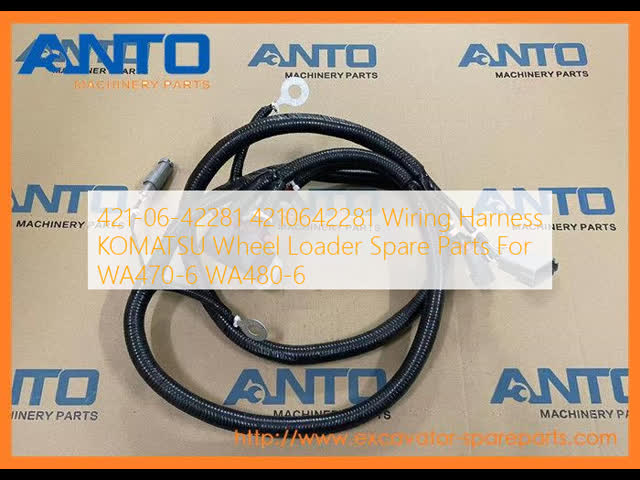 421-06-42281 4210642281 Wiring Harness KOMATSU Wheel Loader Spare Parts For WA470-6 WA480-6