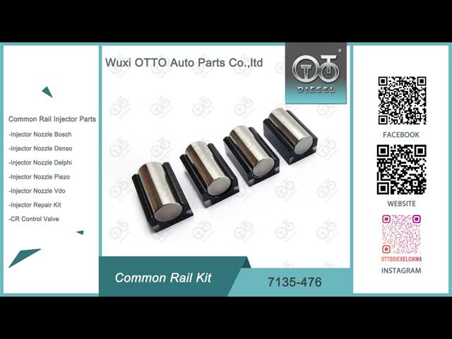 High Speed Steel Common Rail Parts Pump Roller And Shoe Kit 7135-476