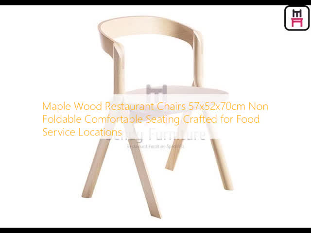 Maple Wood Restaurant Chairs Comfort & Style