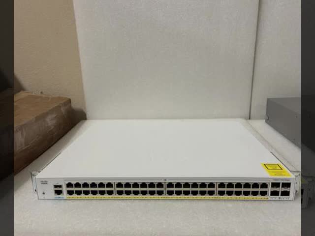 C1000-48P-4X-L Cisco Catalyst 1000 Switches 48x 10/100/1000 Ethernet Ports  PoE+ 370W 4x 10G SFP Uplinks