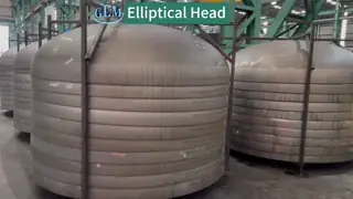 Cabeças elípticas personalizáveis, totalmente compatíveis com GB/T 25198, ASME e outros padrões.