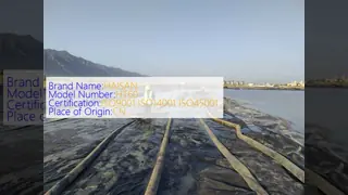 Geotessuto in PP Tessuto con Superficie Liscia, Lunghezza Personalizzata, Tessuto Permeabile all‘Acqua Ideale per Ingegneria Civile e Agricoltura