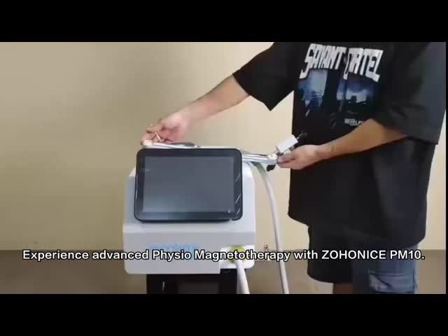 Double Magnetic Ring For Muscle Contraction Rehabilitation Physio Magneto Machine