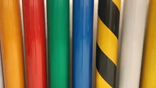 DIN30710 Red White Chevron Reflector Reflective Strip Tape Self Adhesive Radium Stickers Roll Reflective