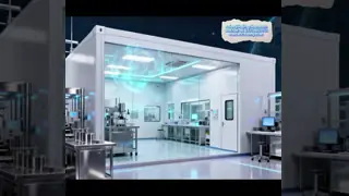 High Purification Light Modular Hard Wall Cleanroom Designed for Effective Air Control in Microelectronics Semiconductor