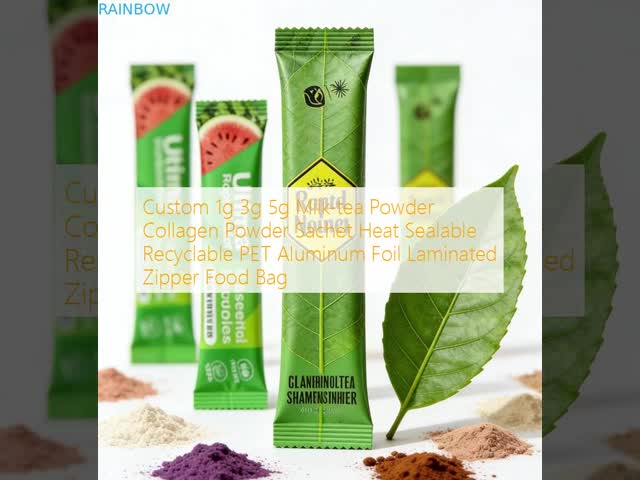 Custom Sizes Heat Seal Cosmetic Sample Sachet Aluminum Foil Bag with Customized Logo