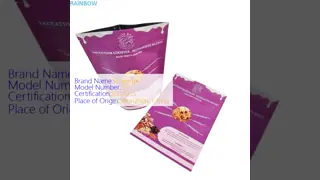 Heat Seal Quality Assurance Moisture Proof Customized Size Stand Up Pouch Resealable Food Bag