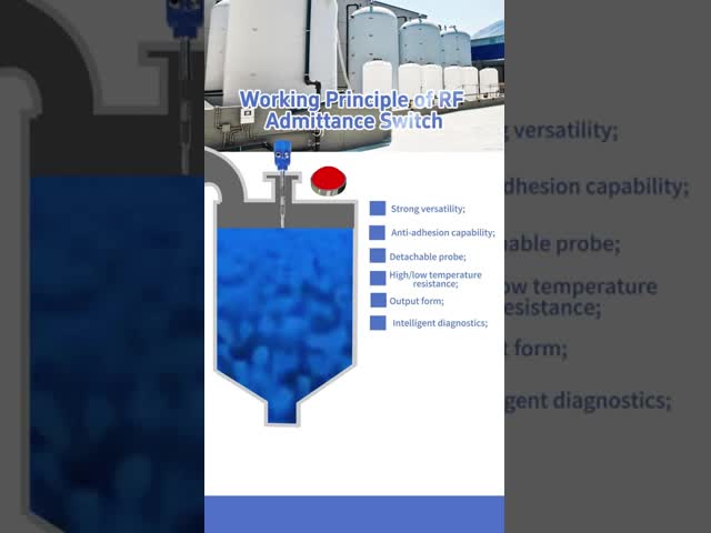 Ceramic Probe  High Temperaturer RF Admittance Level Switch 500mm  Level Sensor