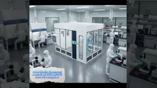Hardwall Modular Cleanroom with HEPA Filter Air Filtration System, Fire-Resisting Door, and Double-layer Vacuum Glass Window