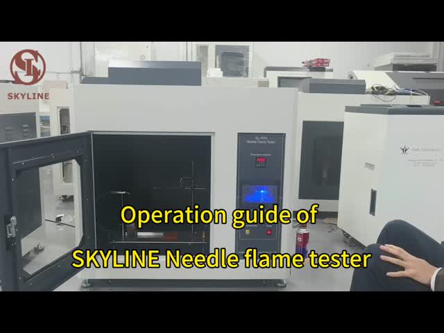 IEC 60332-2-2 Flammability Testing Equipment Needle Flame Tester
