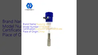 Υλικό 316L Μετρητής στάθμης ραντάρ υψηλής συχνότητας NYRD806 Μέτρηση επιπέδου υψηλών προδιαγραφών