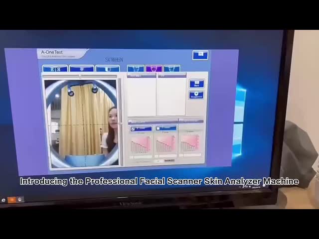 Portable Skin Magic Mirror 3d Facial Tester Skin Analysis Machine For Home Use