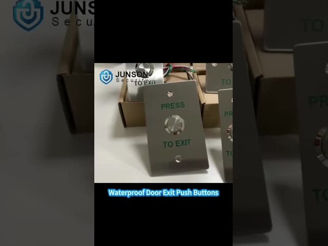 No/NC SS Plate Door Release Weatherproof Exit Button JS-86D 500000 Times Mechanical Life