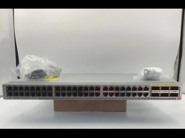Cisco Nexus 9300 Switch N9K-C9372TX-E with 48x10G Base-T, 6x40G QSFP+ Ports and 1.44Tbps Throughput