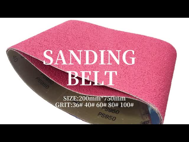 Drum Sander Red Ceramic Sanding Belts For Metal 533 X 76mm OEM