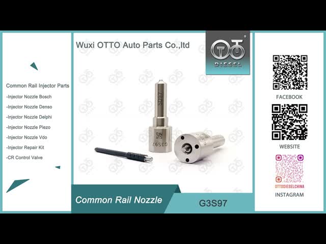 G3S97 Denso Common Rail Nozzle For Injectors 295050-1860 High-Speed Steel
