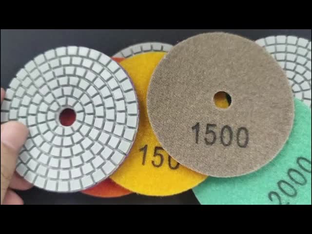 6 4 Inch Diamond Polishing Pad For Wet Granite Stone Marble Concrete