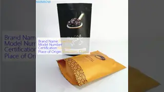 Customized Printing Stand Up Pouch with 120 Microns Thickness for FDA Food Safe Coffee Packaging