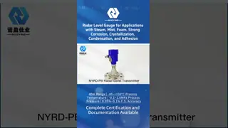 Τύπος φακού 26GHz Προσαρμοσμένος Ραδαρομετρητής Επιπέδου για Υγιεινά Σενάρια Ακριβής 40m Μετρητές Επιπέδου υγρού με χαμηλή τιμή