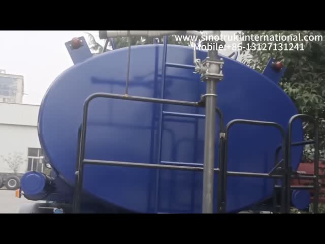 HOWO 4x2 Water Tank Truck with 140HP Power & 10CBM Capacity – Agile & Efficient