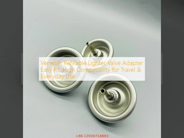 Versatile Refillable Lighter Valve Adapter Easy Fit, High Compatibility for Travel & Everyday Use