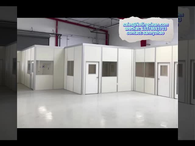 Sandwich Panel Wall Modular Clean Room Mounted Installation Type known as Hardwall Cleanroom